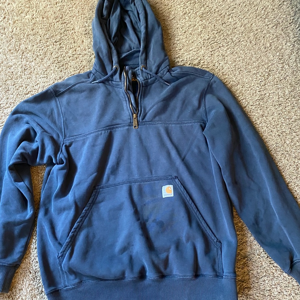 Mens half zip hoodie
